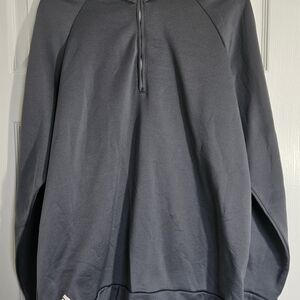 Adidas Climalite Men's Large 1/4 Zip Grey Golf Pullover.